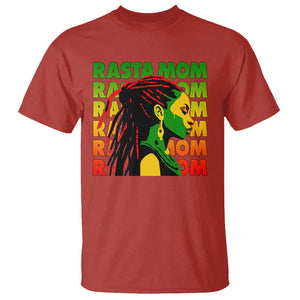 Rasta Mom T Shirt Jamaican Black Girls Flag Dreadlocks TS11 Red Print Your Wear