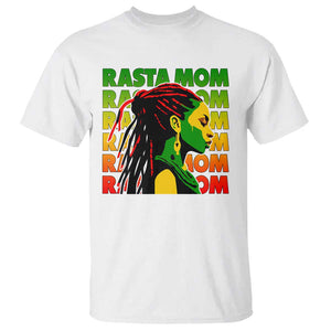 Rasta Mom T Shirt Jamaican Black Girls Flag Dreadlocks TS11 White Print Your Wear