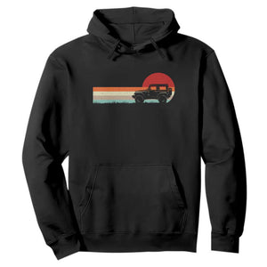 Off Road QUAD ATV Car Vintage Retro Sunset Hoodie TS11 Black Print Your Wear