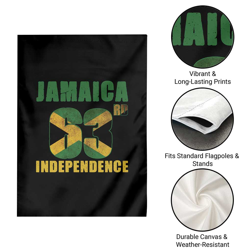 Jamaica 63rd Independence Garden Flag Jamaican Pride TS11 Print Your Wear