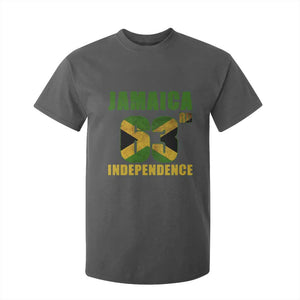 Jamaica 63rd Independence T Shirt For Kid Jamaican Pride TS11 Dark Heather Print Your Wear