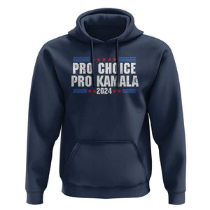 Pro Choice Pro Kamala 2024 Hoodie Vintage Feminist Women's Rights Stars TS11 Navy Print Your Wear