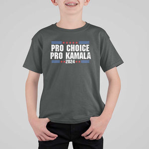 Pro Choice Pro Kamala 2024 T Shirt For Kid Vintage Feminist Women's Rights Stars TS11 Dark Heather Print Your Wear