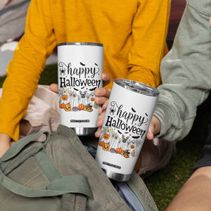 Happy Halloween Dog Ghost Spooky Season Tumbler Cup TS11 Print Your Wear