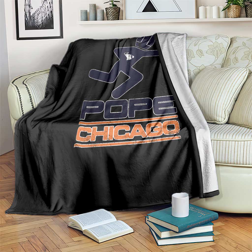 Chicago Pope Leo XIV American Football Throw Blanket TS11 Print Your Wear