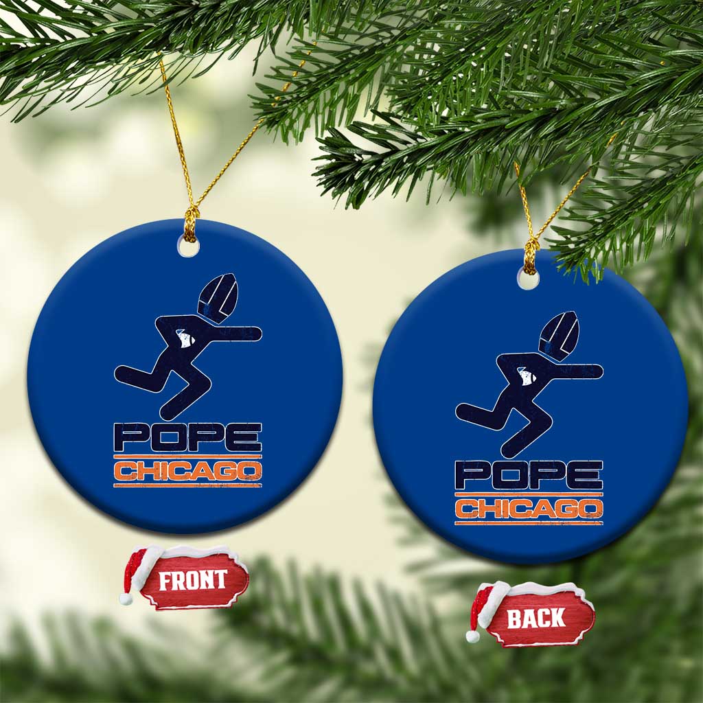 Chicago Pope Leo XIV American Football Ceramic Ornament TS11 1pc Blue Print Your Wear