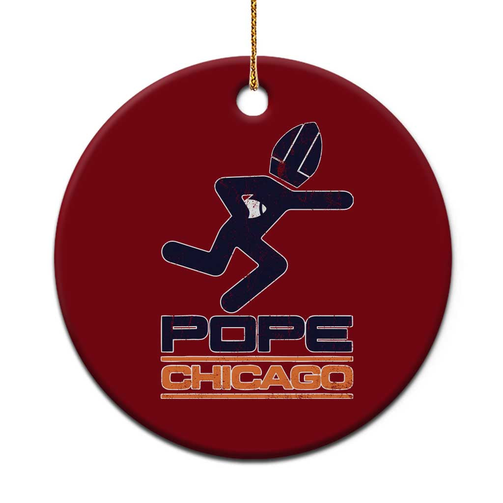 Chicago Pope Leo XIV American Football Ceramic Ornament TS11 1pc Red Print Your Wear