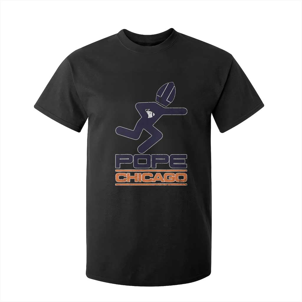 Chicago Pope Leo XIV American Football T Shirt For Kid TS11 Black Print Your Wear