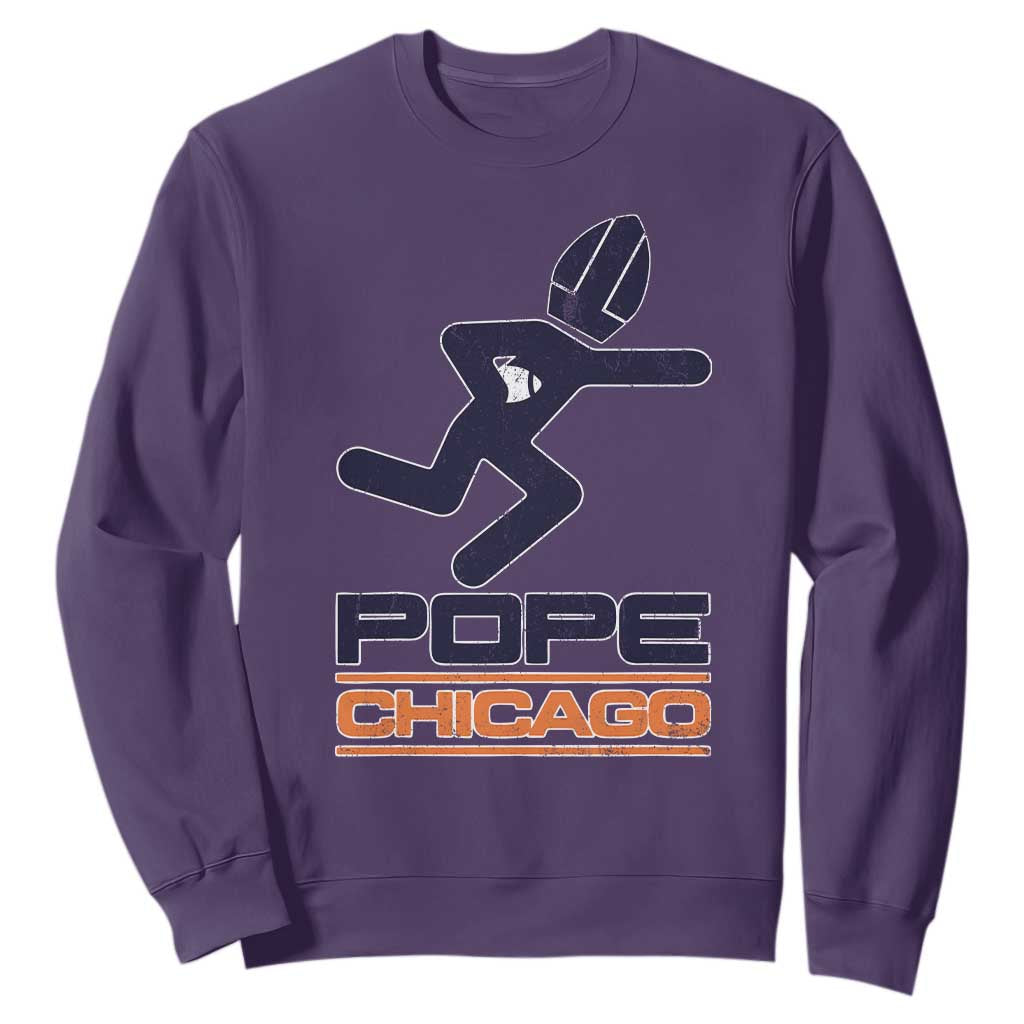 Chicago Pope Leo XIV American Football Sweatshirt TS11 Purple Print Your Wear