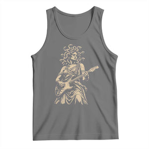 Vintage Medusa Playing Guitar Halloween Greek Mythology Tank Top
