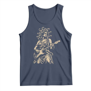 Vintage Medusa Playing Guitar Halloween Greek Mythology Tank Top