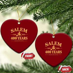 Salem 400th Anniversary Halloween Witch Ceramic Ornament 400 Years Massachusetts 1626 2026