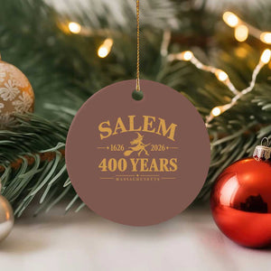 Salem 400th Anniversary Halloween Witch Ceramic Ornament 400 Years Massachusetts 1626 2026