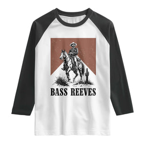 Bass Reeves Raglan Shirt First Black Deputy US Marshal Western Cowboy