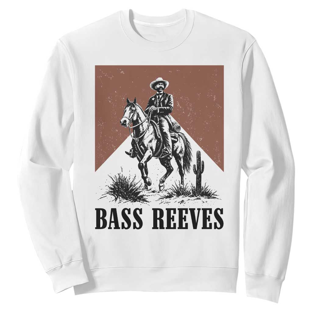 Bass Reeves Sweatshirt First Black Deputy US Marshal Western Cowboy