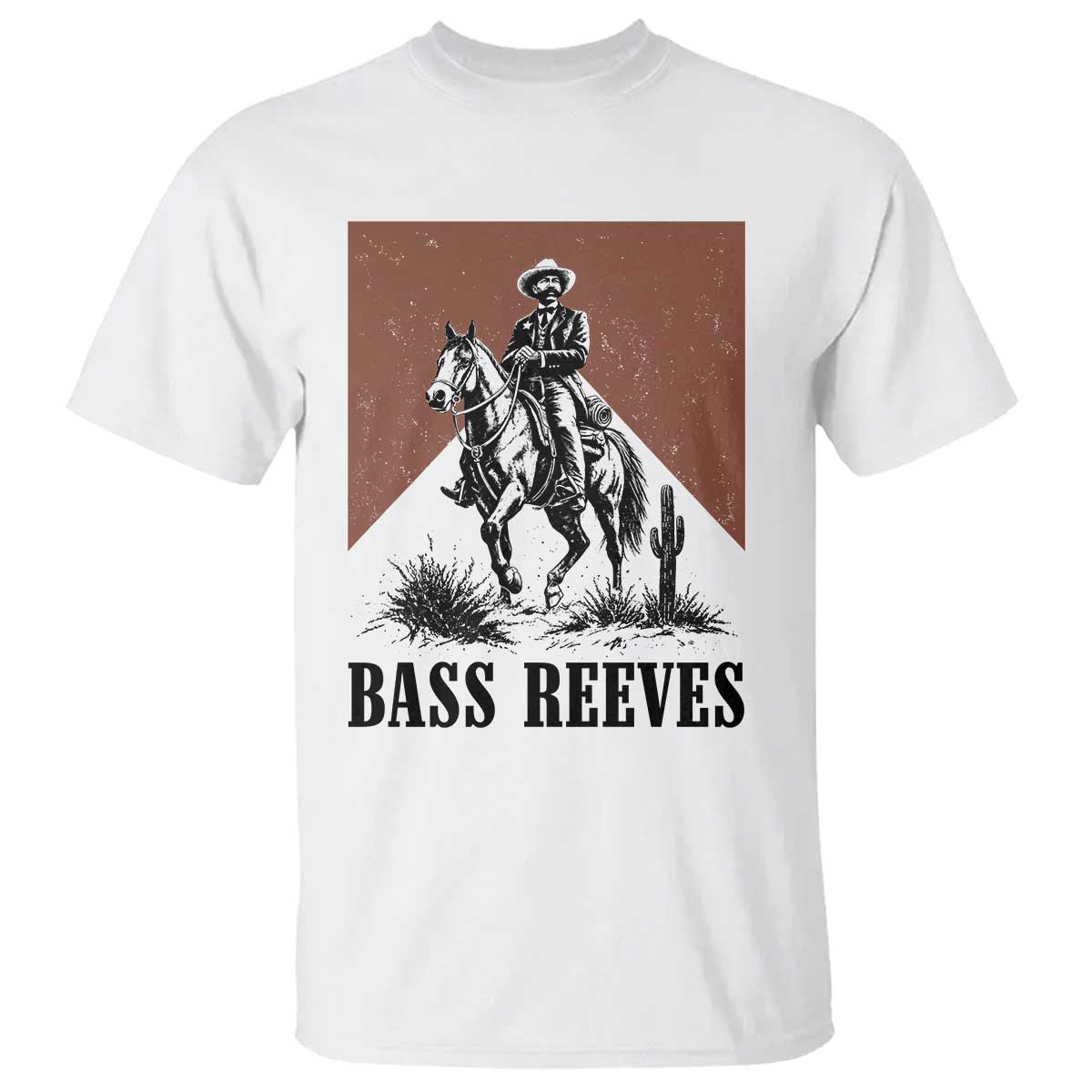 Bass Reeves T Shirt First Black Deputy US Marshal Western Cowboy
