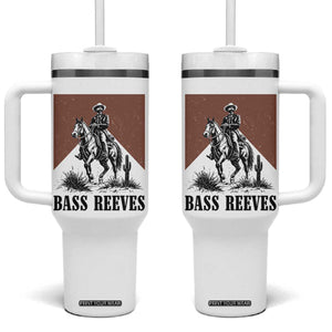 Bass Reeves Tumbler With Handle First Black Deputy US Marshal Western Cowboy
