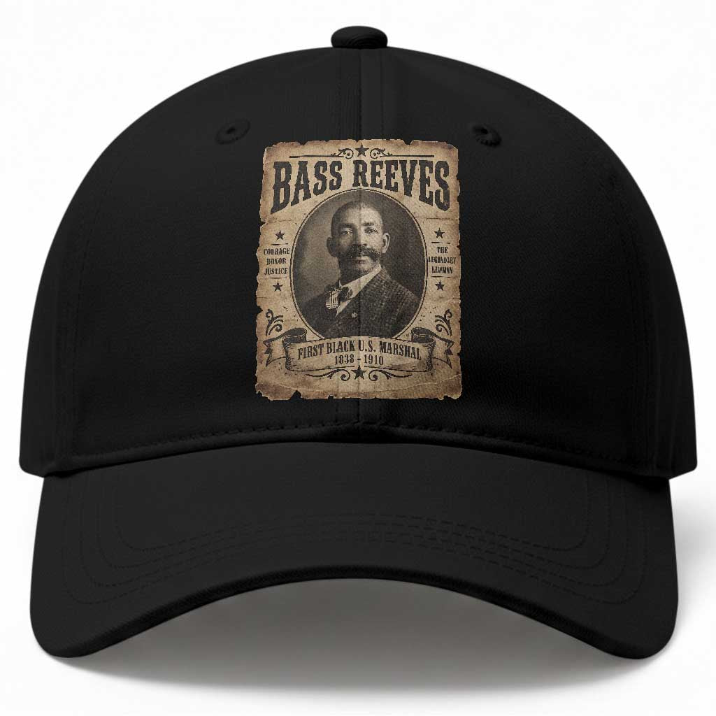 Bass Reeves Baseball Cap The Legendary Lawman and First Black Us Marshal Old West Style