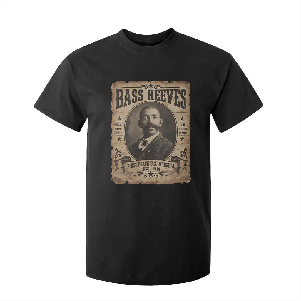 Bass Reeves T Shirt For Kid The Legendary Lawman and First Black Us Marshal Old West Style