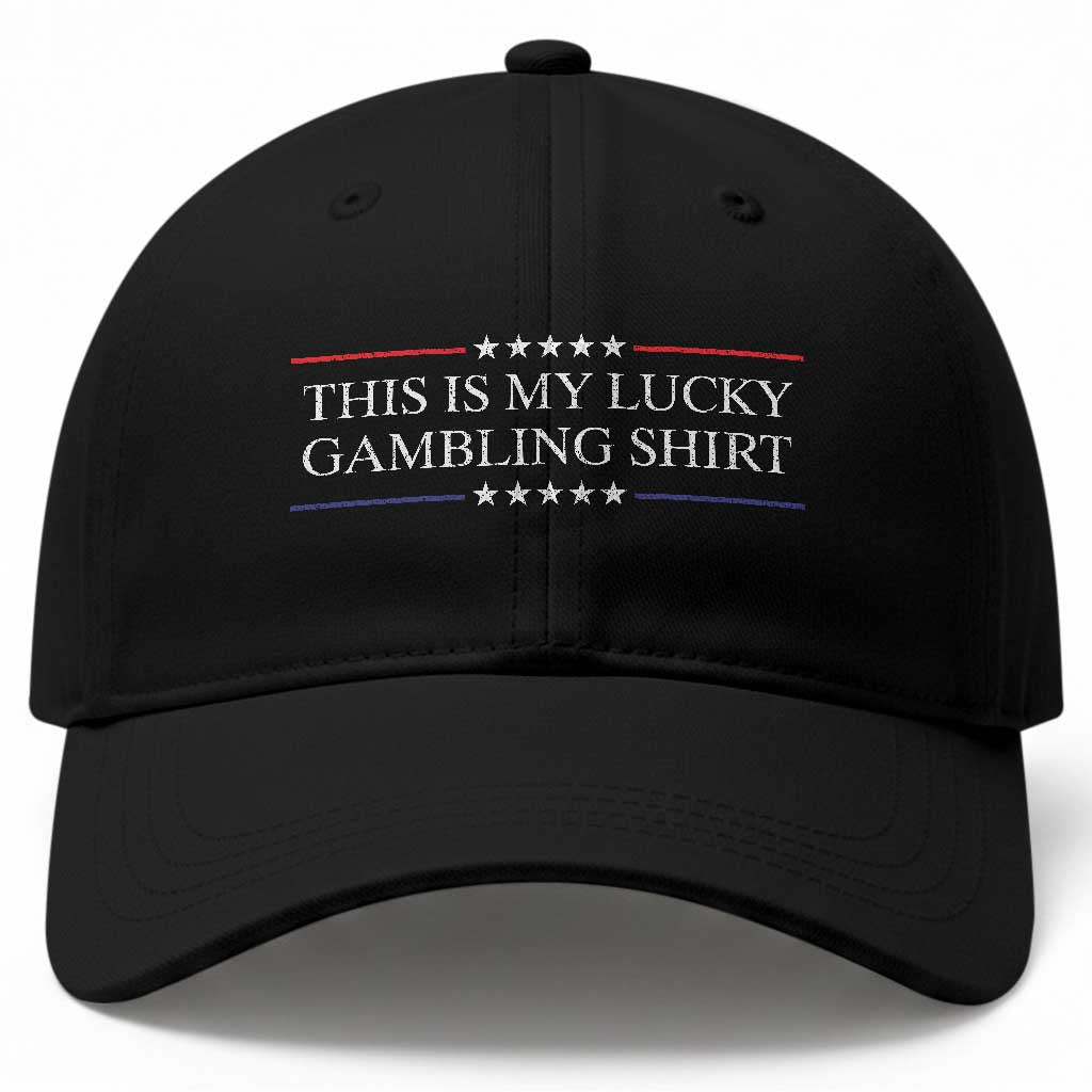 This Is My Lucky Gambling Baseball Cap Funny Gambler Casino Gift
