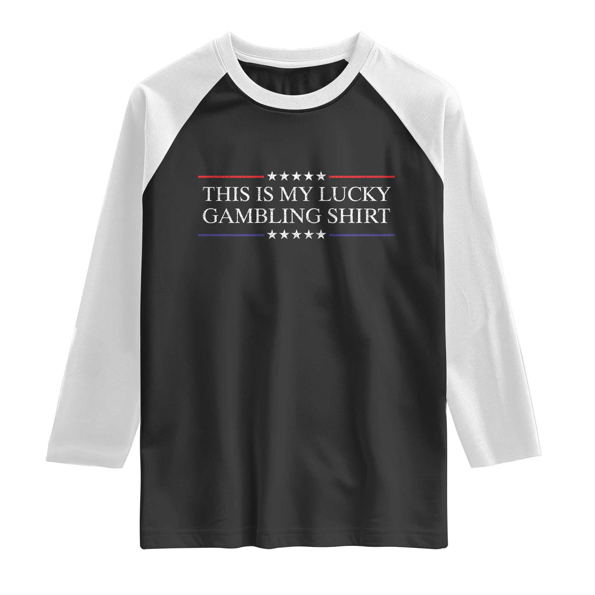 This Is My Lucky Gambling Raglan Shirt Funny Gambler Casino Gift
