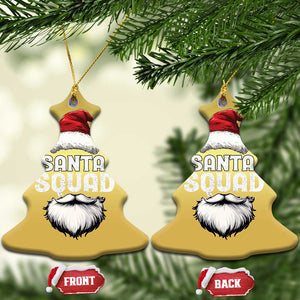 Funny Xmas Christmas Ornament Santa Squad Team Family Crew TS11 Christmas Tree Gold Print Your Wear