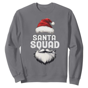 Funny Christmas Sweatshirt Santa Squad Xmas Team Family Matching TS11 Charcoal Print Your Wear