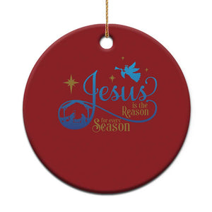 Jesus Is The Reason For The Season Christmas Ornament Nativity Scene TS11 Print Your Wear