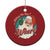 Funny Xmas Retro Santa Christmas Ornament Nothing For You Whore Middle Finger TS11 Print Your Wear