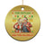 Trump Vance Xmas Christmas Ornament The Outlaw And The Hillbilly Ugly Xmas Bell TS11 Print Your Wear