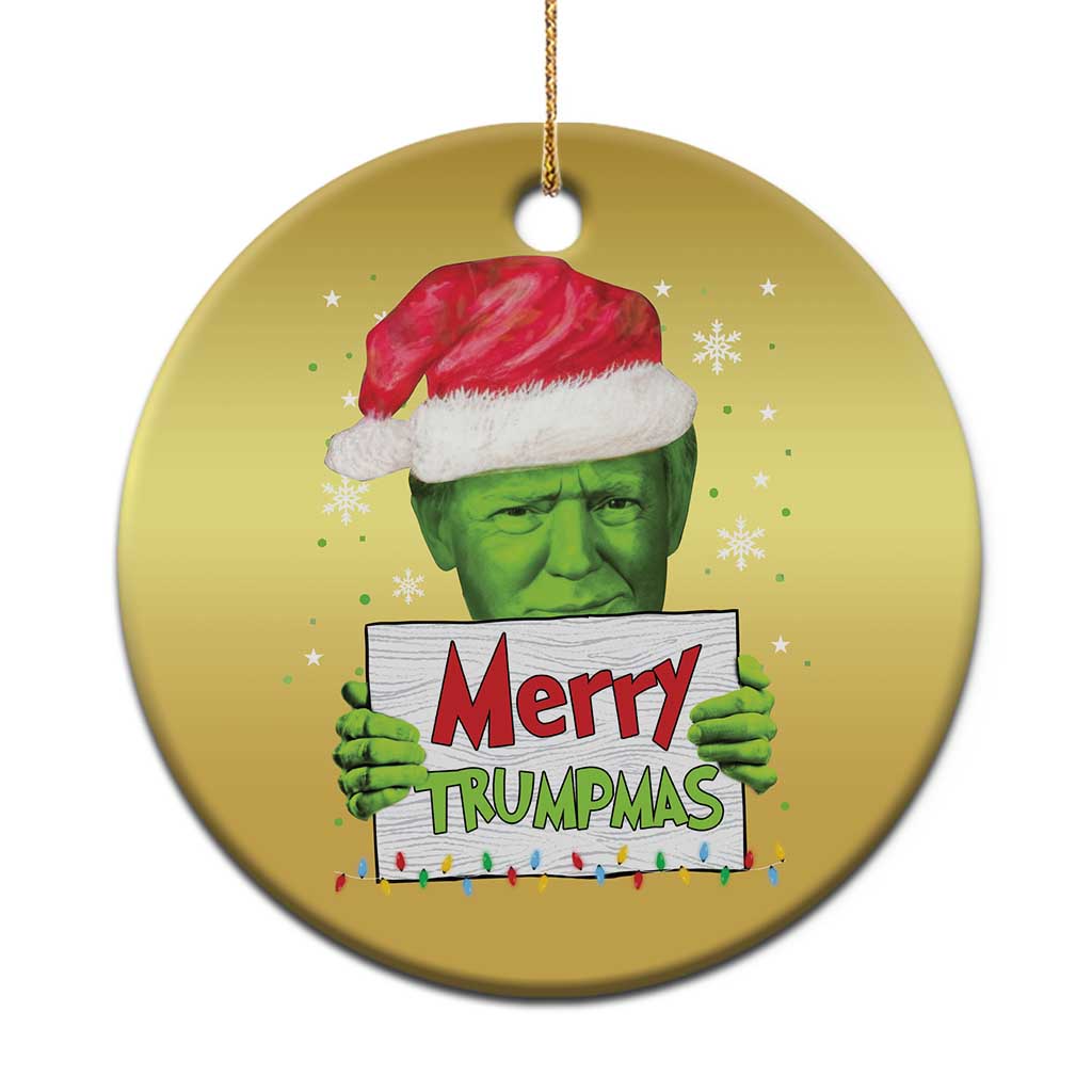 Funny Trump Xmas Christmas Ornament Merry Trumpmas Santa Trump TS11 Print Your Wear