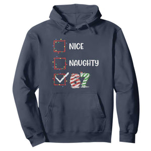 Funny Nice Naughty 67 Hoodie Christmas Six Seven Meme Brainrot TS11 Navy Print Your Wear