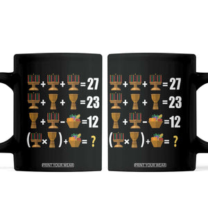 Funny 67 Kwanzaa Math Coffee Mug Six Seven Meme Kinara Candles African American Christmas TS11 Black Print Your Wear