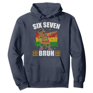 Funny 67 Kwanzaa Hoodie Six Seven Bruh Dabbing African Heritage TS11 Navy Print Your Wear