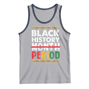 Funny Black History Period Tank Top Pride African TS11 Athletic Heather Navy Print Your Wear