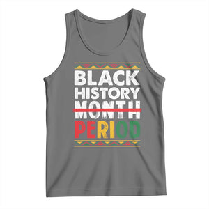 Funny Black History Period Tank Top Pride African TS11 Black Heather Print Your Wear