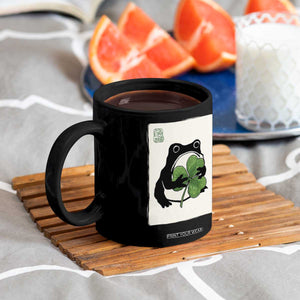 Funny Grumpy Frog Japanese St Patricks Day Coffee Mug TS11 Print Your Wear