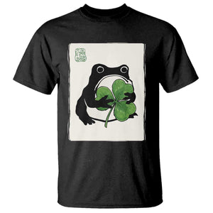 Funny Grumpy Frog Japanese St Patricks Day T Shirt TS11 Black Print Your Wear