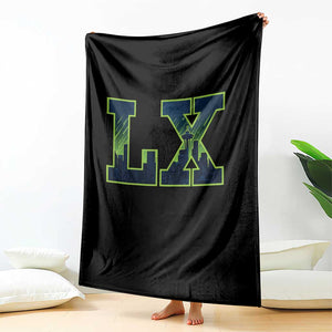 Seattle LX Game Day Washington Space Needle Skyline Throw Blanket TS11 Print Your Wear
