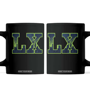 Seattle LX Game Day Washington Space Needle Skyline Coffee Mug TS11 Black Print Your Wear
