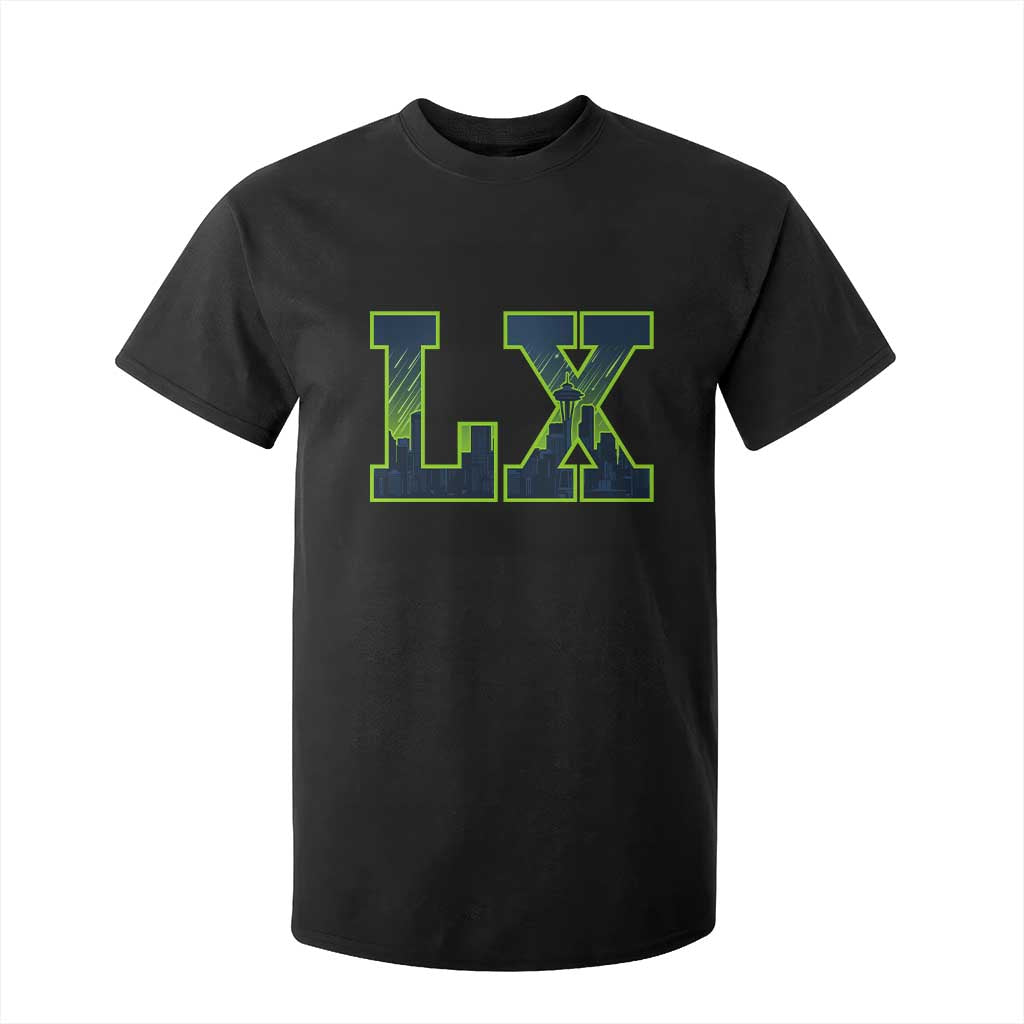 Seattle LX Game Day Washington Space Needle Skyline T Shirt For Kid TS11 Black Print Your Wear