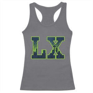 Seattle LX Game Day Washington Space Needle Skyline Racerback Tank Top TS11 Charcoal Print Your Wear