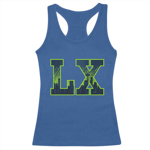 Seattle LX Game Day Washington Space Needle Skyline Racerback Tank Top TS11 Royal Blue Print Your Wear