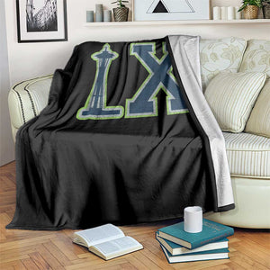 Seattle LX Game Day Washington Space Needle Sport Fan Throw Blanket TS11 Print Your Wear
