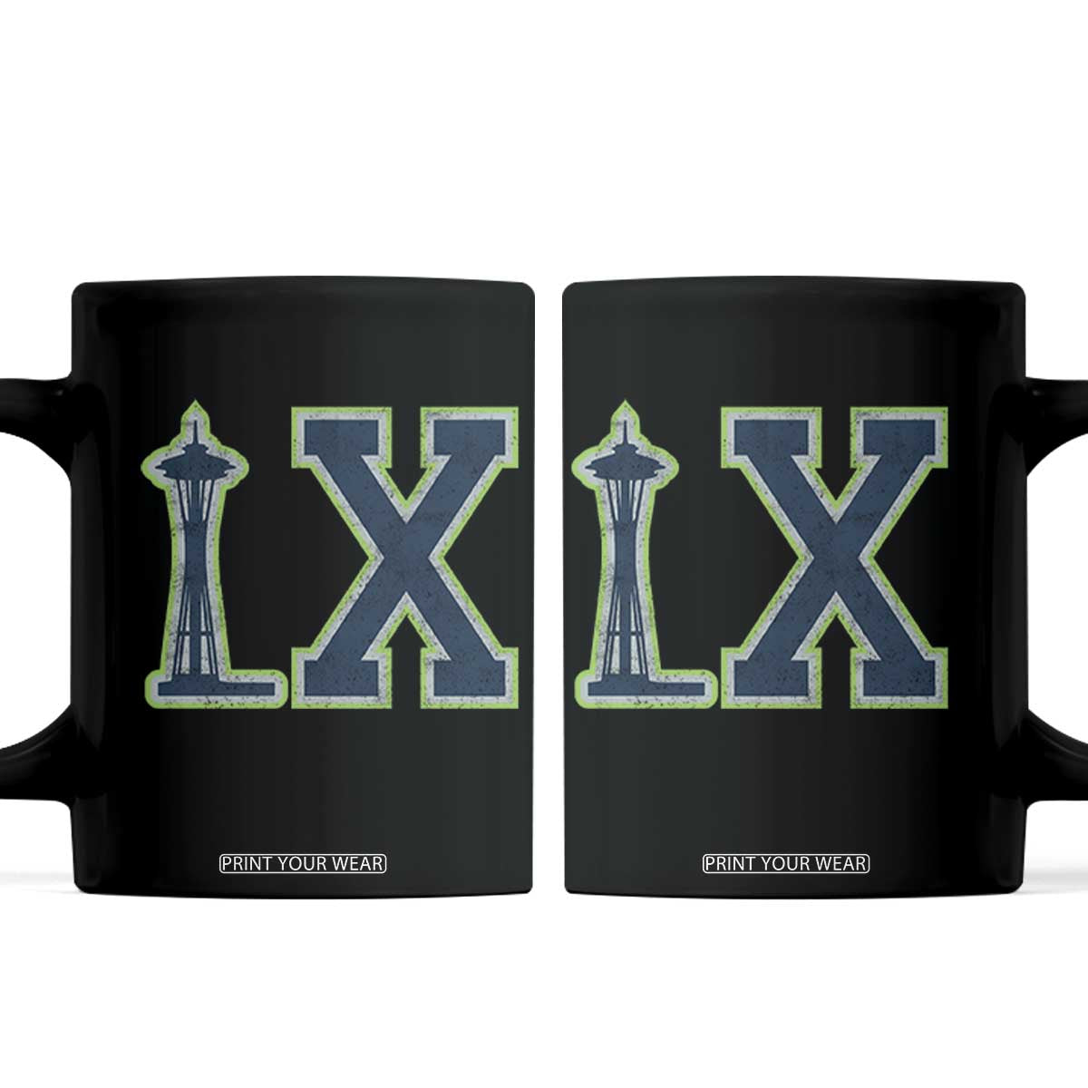 Seattle LX Game Day Washington Space Needle Sport Fan Coffee Mug TS11 Black Print Your Wear