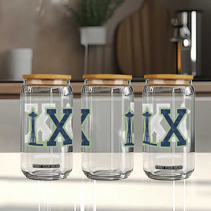 Seattle LX Game Day Washington Space Needle Sport Fan Glass Can TS11 Print Your Wear