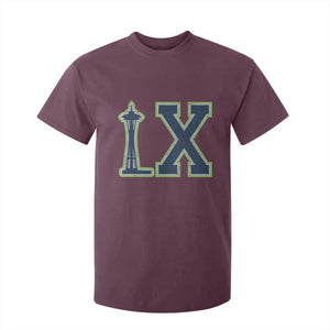 Seattle LX Game Day Washington Space Needle Sport Fan T Shirt For Kid TS11 Maroon Print Your Wear