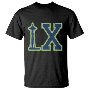 Seattle LX Game Day Washington Space Needle Sport Fan T Shirt TS11 Black Print Your Wear