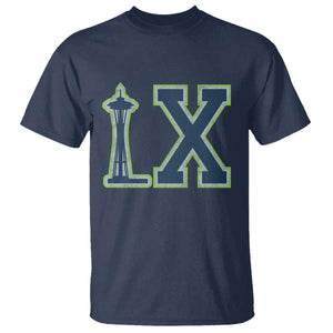 Seattle LX Game Day Washington Space Needle Sport Fan T Shirt TS11 Navy Print Your Wear