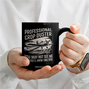 Funny Professional Crop Duster Fart Joke Dusting Airplane Coffee Mug